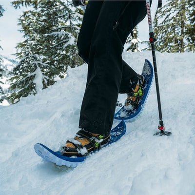 Crescent Moon Eva Foam Deck Recreational and Running Snowshoes for Adults, Red - VMInnovations