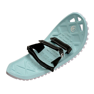 Crescent Moon Eva Foam Adult Snowshoes, Seafoam & KID G Kid's Snowshoes, Green