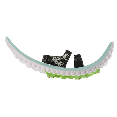 Crescent Moon Eva Foam Adult Snowshoes, Seafoam & KID G Kid's Snowshoes, Green