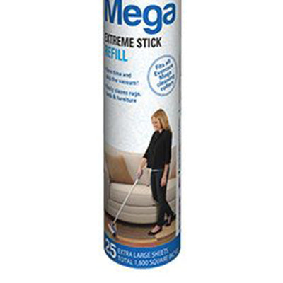 evercare Pet Mega Extreme Surface Coverage 50 Layer Lint Roller Refill, 3 Pack