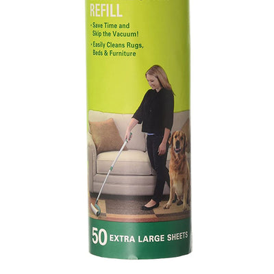 evercare Pet Mega Extreme Surface Coverage 50 Layer Lint Roller Refill, 3 Pack