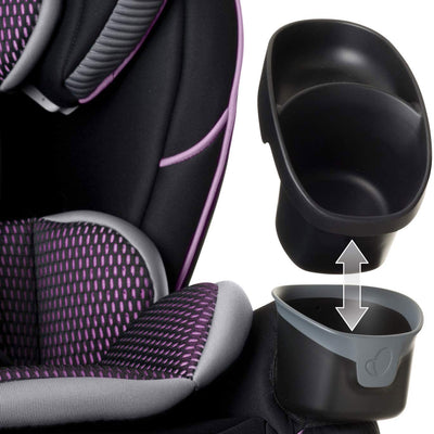 Evenflo EveryFit 4-in-1 Adjustable Convertible 12-Position Headrest Car Seat