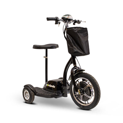 EWheels Stand N Ride Electric Recreational Mobility Scooter, Black (Open Box)