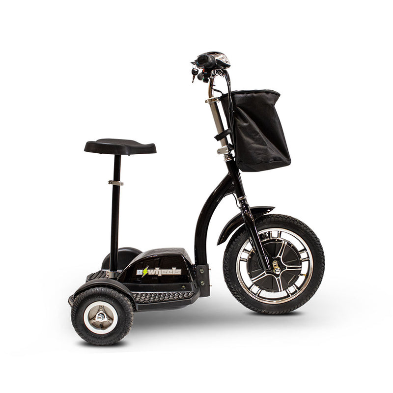 EWheels Stand N Ride Electric Recreational Mobility Scooter, Black (Open Box)