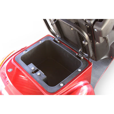 EWheels EW-36 3 Wheeled Wide Body Mobility Scooter w/ Anti Theft Alarm, Red - VMInnovations