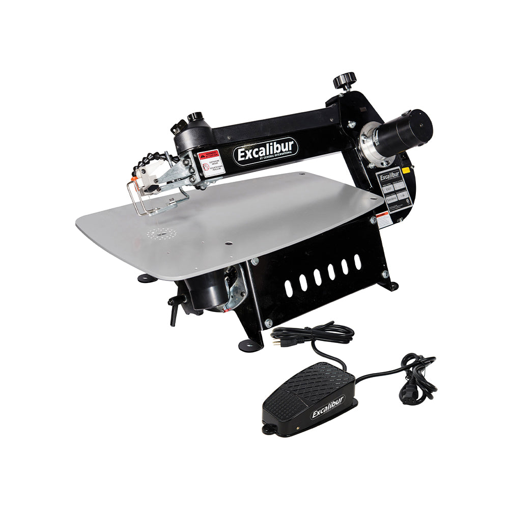 General International Tilting Head 21" Scroll Saw w/ Footswitch Pedal (Damaged)