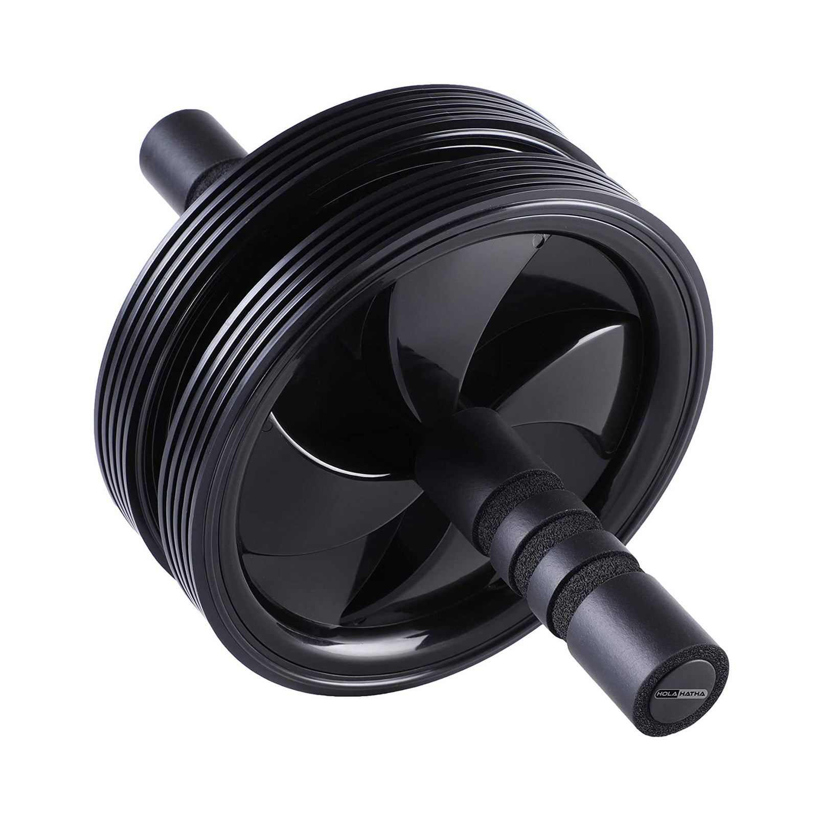 HolaHatha Exercise Fitness Ab Core Toner Workout Double Ab Roller Wheel (Used) - VMInnovations