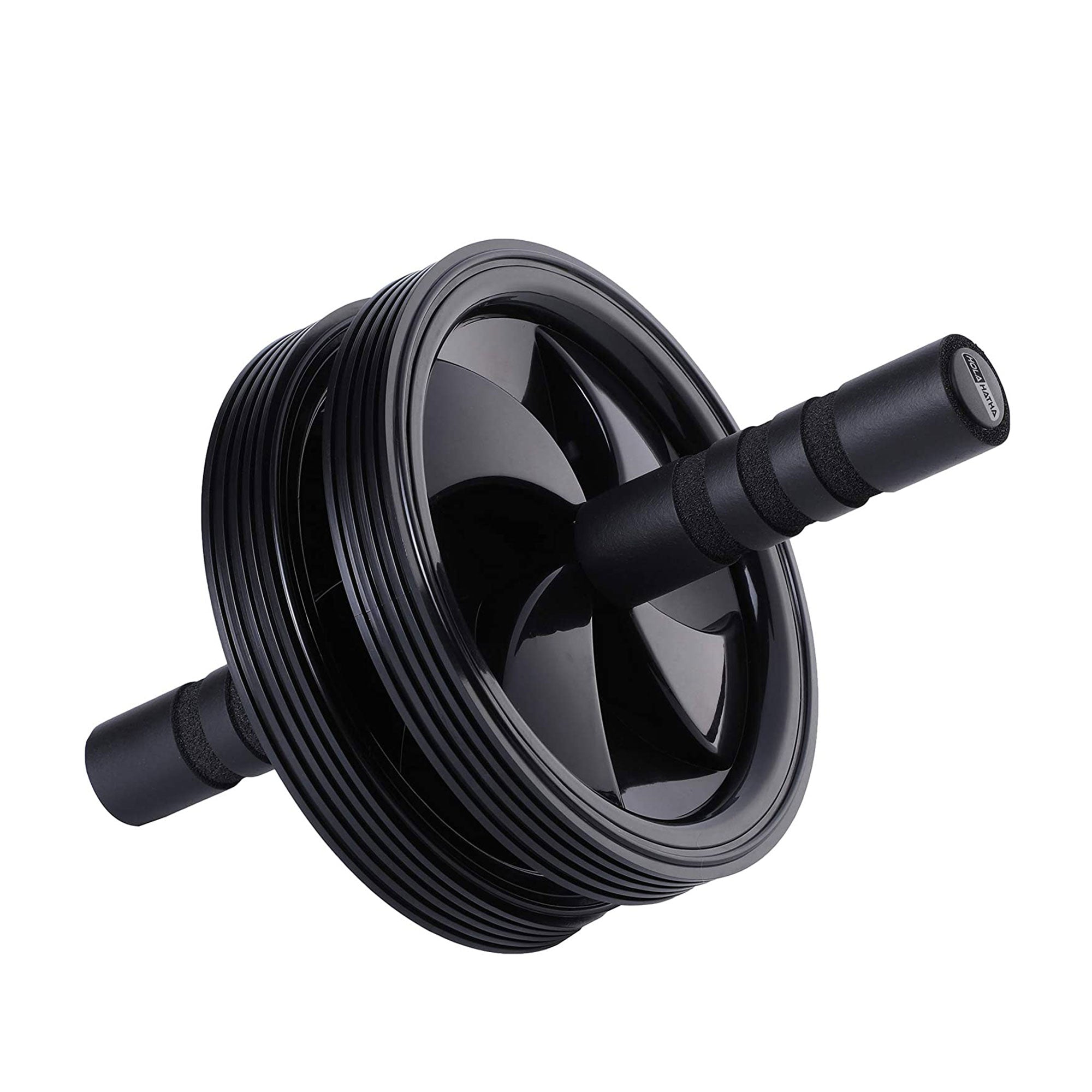 HolaHatha Exercise Fitness Ab Core Toner Workout Double Ab Roller Wheel (Used) - VMInnovations