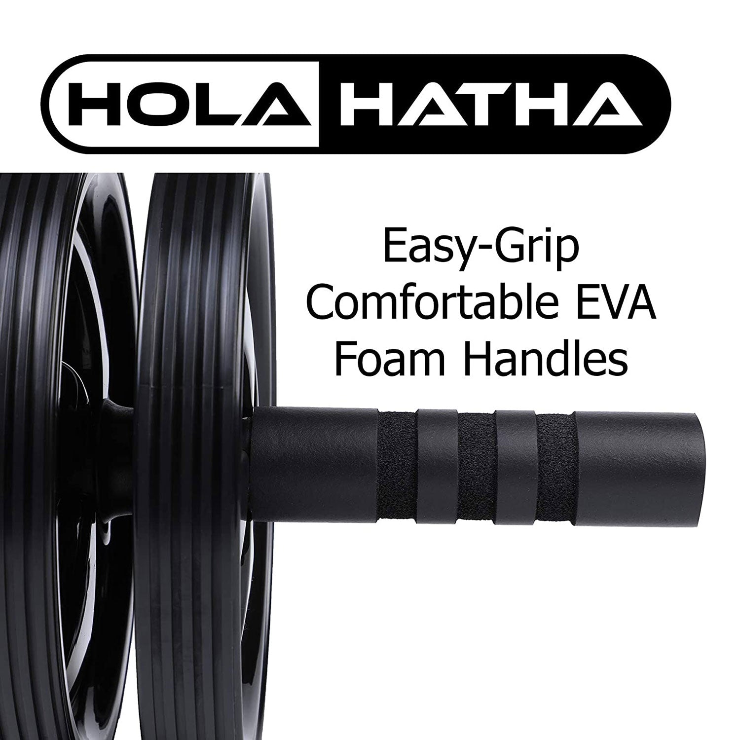 HolaHatha Exercise Fitness Ab Core Toner Workout Double Ab Roller Wheel (Used) - VMInnovations