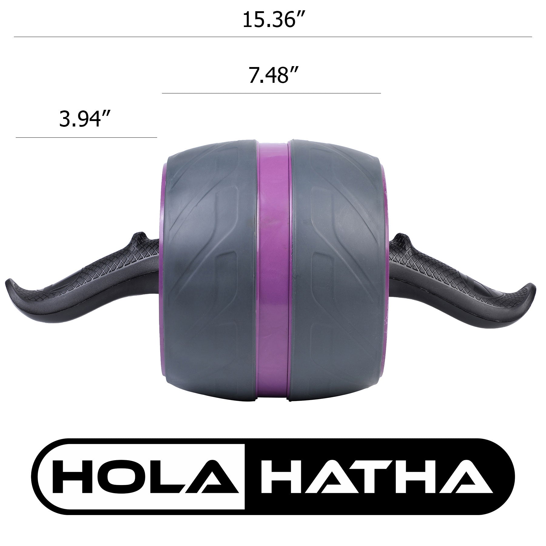 HolaHatha Abdominal Core Building Extra Wide Workout Ab Roller Wheel (Used)