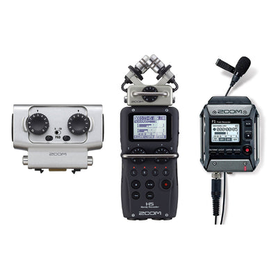Zoom H5 Digital Audio Recorder Set with F1 Microphone and EXH6 Input Capsule