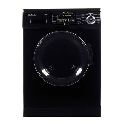 Equator Super Combination Vent/Ventless Home Washing Machine Dryer Unit, Black