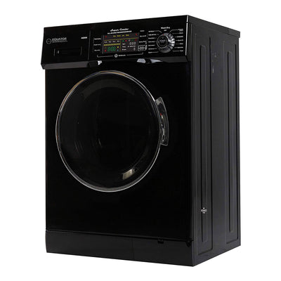 Equator Super Combination Vent/Ventless Home Washing Machine Dryer Unit, Black
