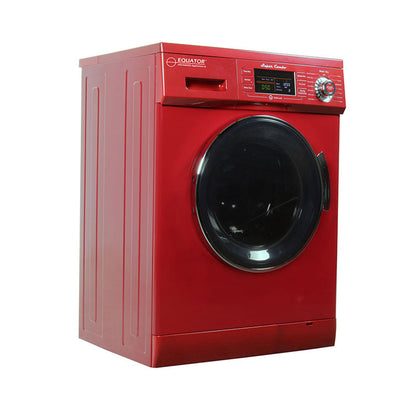 Equator Super Combination Vent/Ventless Home Washing Machine Dryer Unit, Merlot