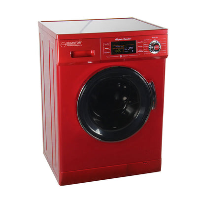 Equator Combination Ventless Home Washer Dryer Unit, Merlot Red (For Parts)