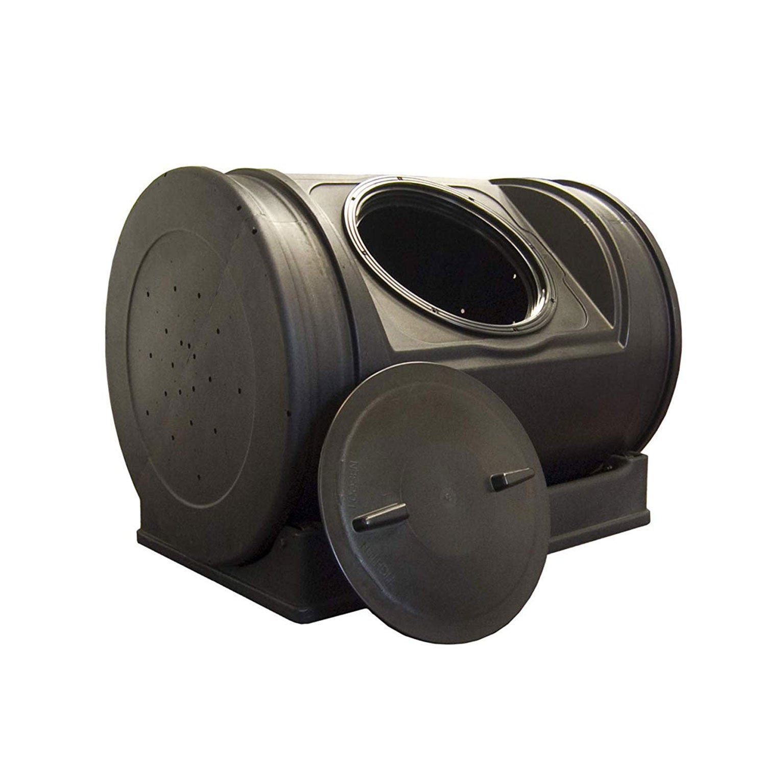 Good Ideas Compost Wizard Jr Large Patio Garden Bin Container, Black (Open Box) - VMInnovations