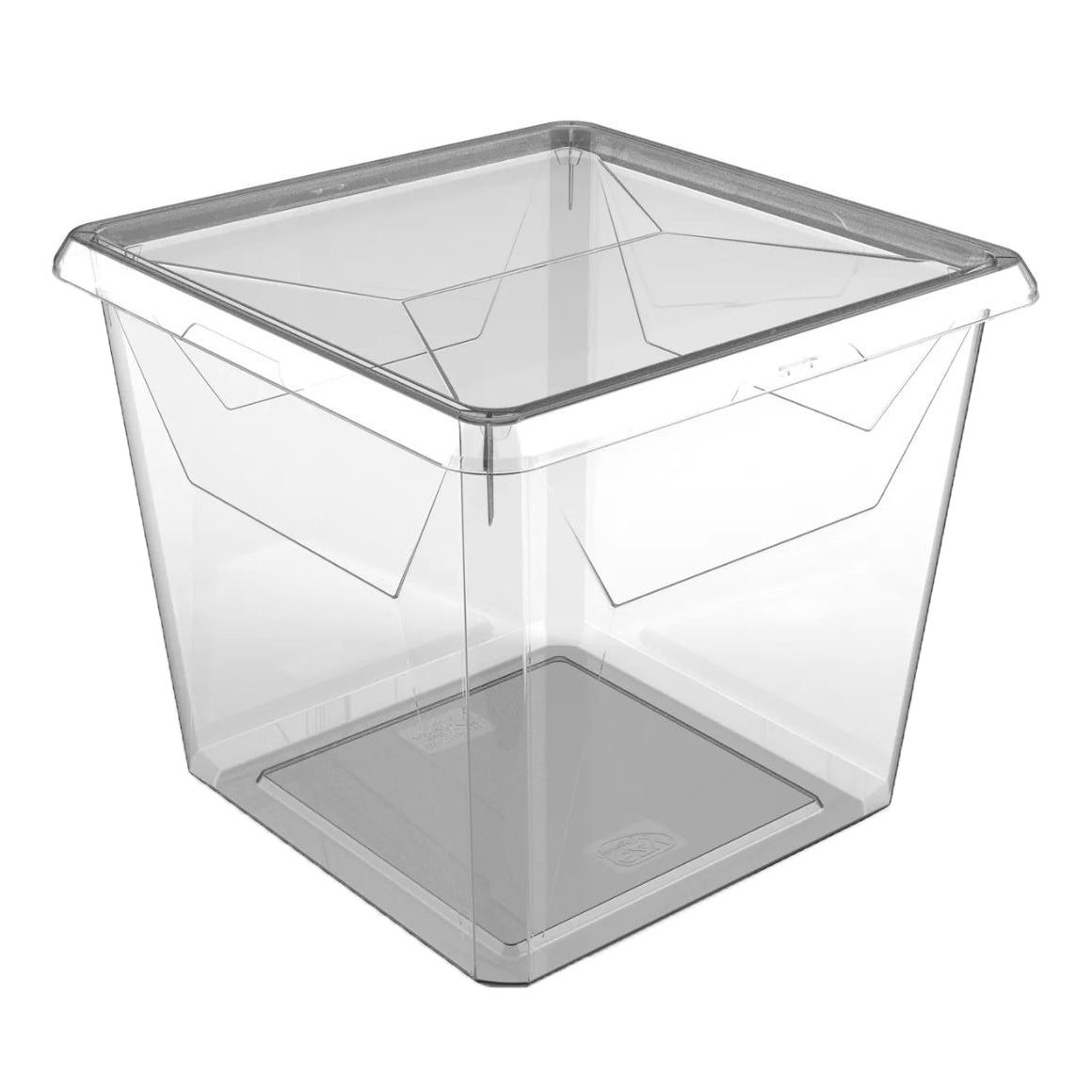 Ezy Storage Karton Large 16.9 Qt Plastic Storage Container Bin Box with Lid