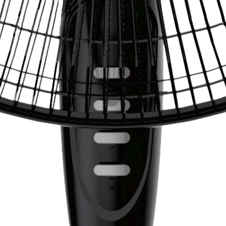 Optimus 21" 3 Speed Adjustable Oscillating Pedestal Floor Fan, Black (Open Box)