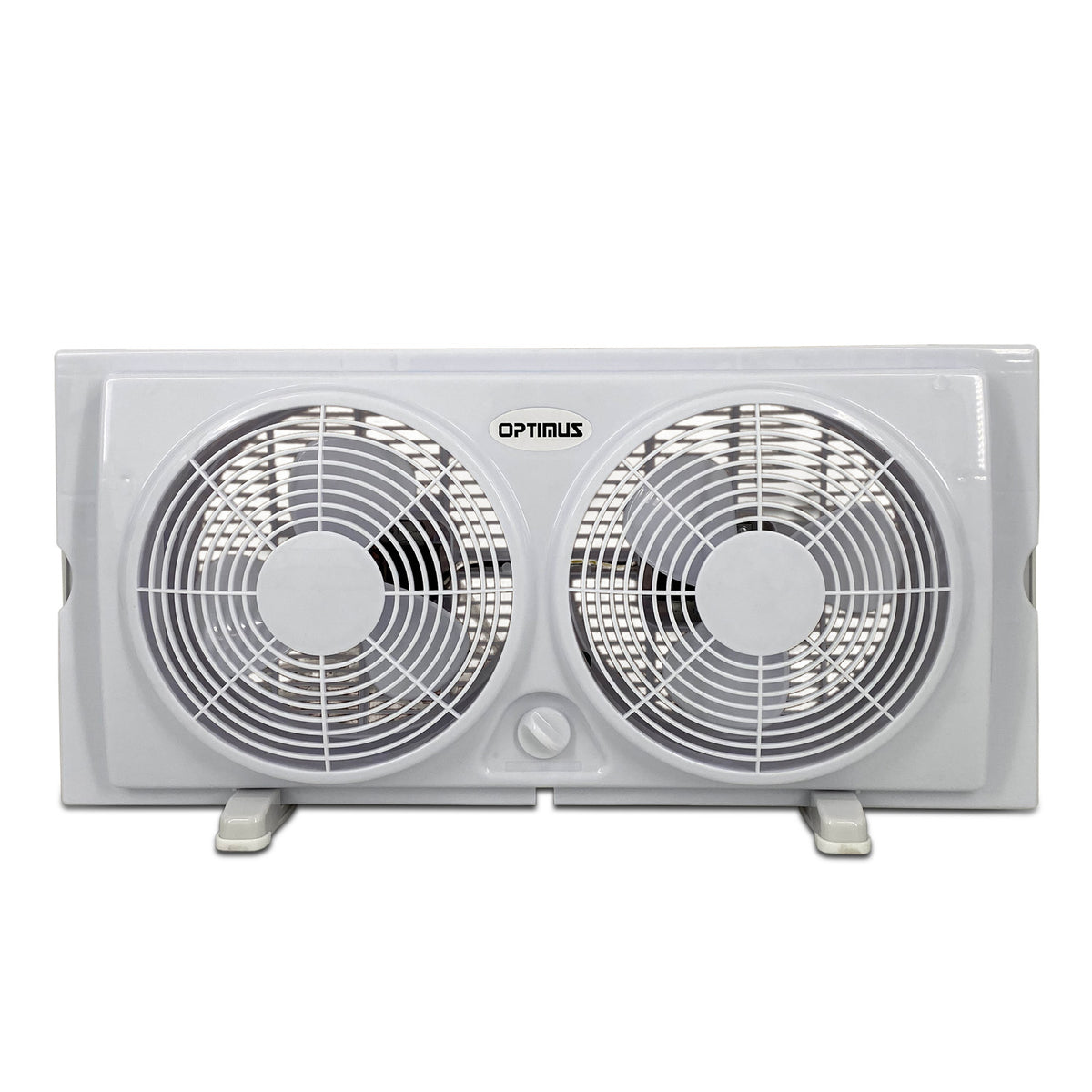 Optimus F-5280 Powerful 2 Speed 7 Inch Cool Air Home Twin Window Fan (Used)