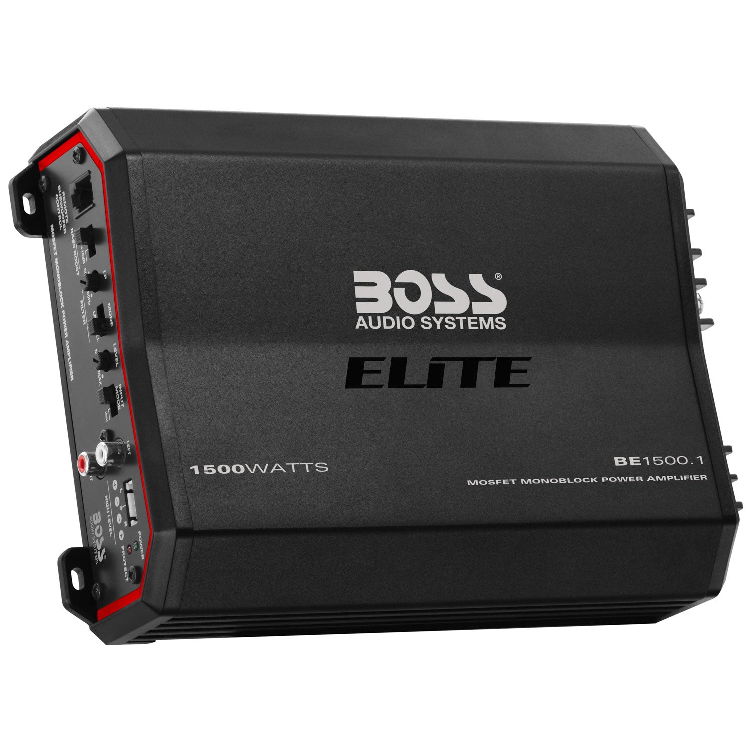 Boss Audio Systems BE1500.1 Elite Monoblock Amplifier & Installation Wiring Kit