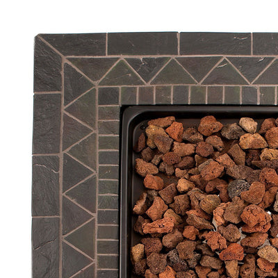 Endless Summer 30 in Outdoor Gas Lava Rock Fire Pit (Certified Refurbished)