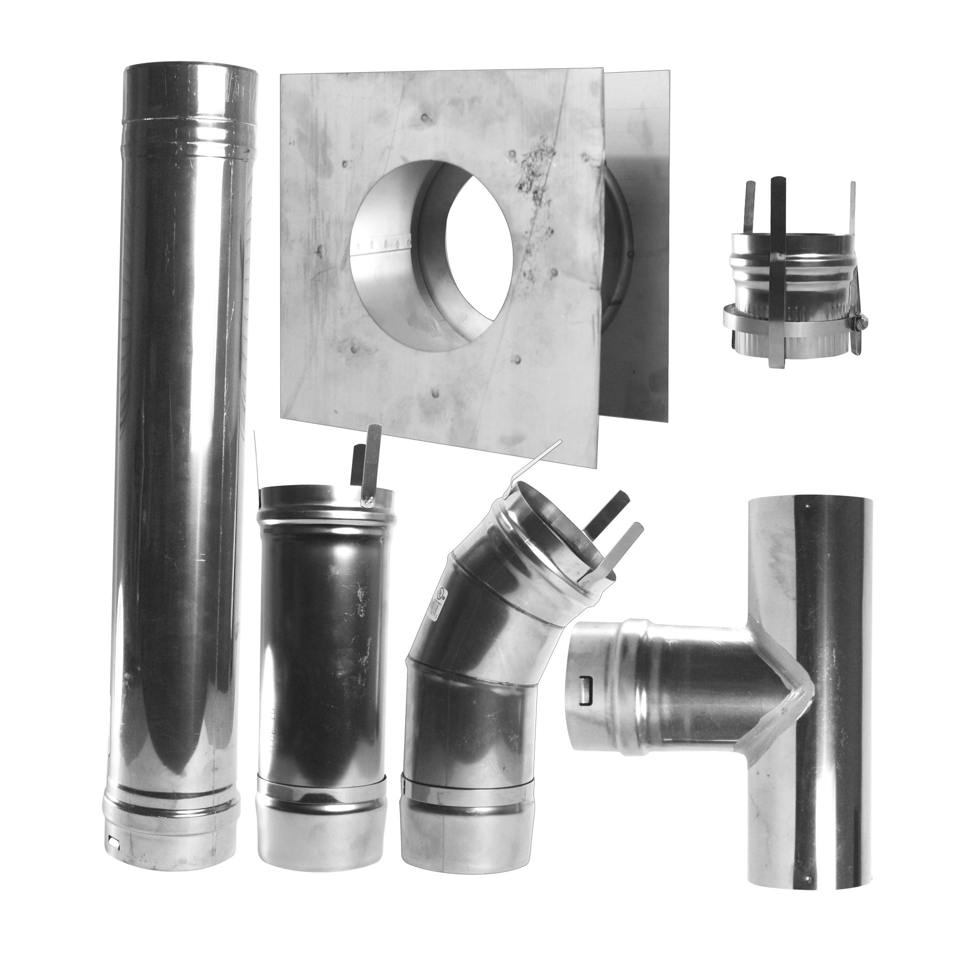 Mr. Heater 4" Stainless Steel Horizontal Vent Kit for Big Maxx Heater (Open Box)