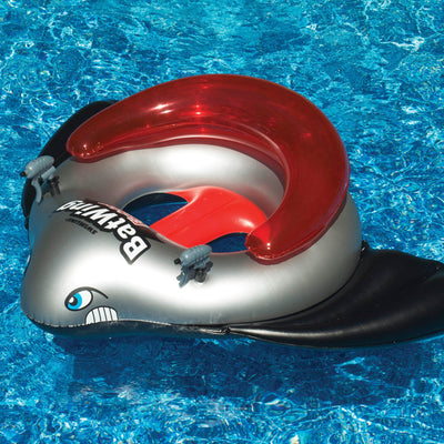 Bundle: Giant Inflatable Ride-On Flamingo & BatWing Ride On Inflatable Tube Set