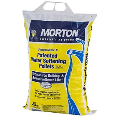 Morton Salt System Saver II Water Softener Pellets, 25 lbs (4 Pack)