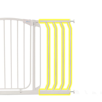 Dreambaby F172W Chelsea 10.5 Inch Wide Baby and Pet Safety Gate Extension, White - VMInnovations
