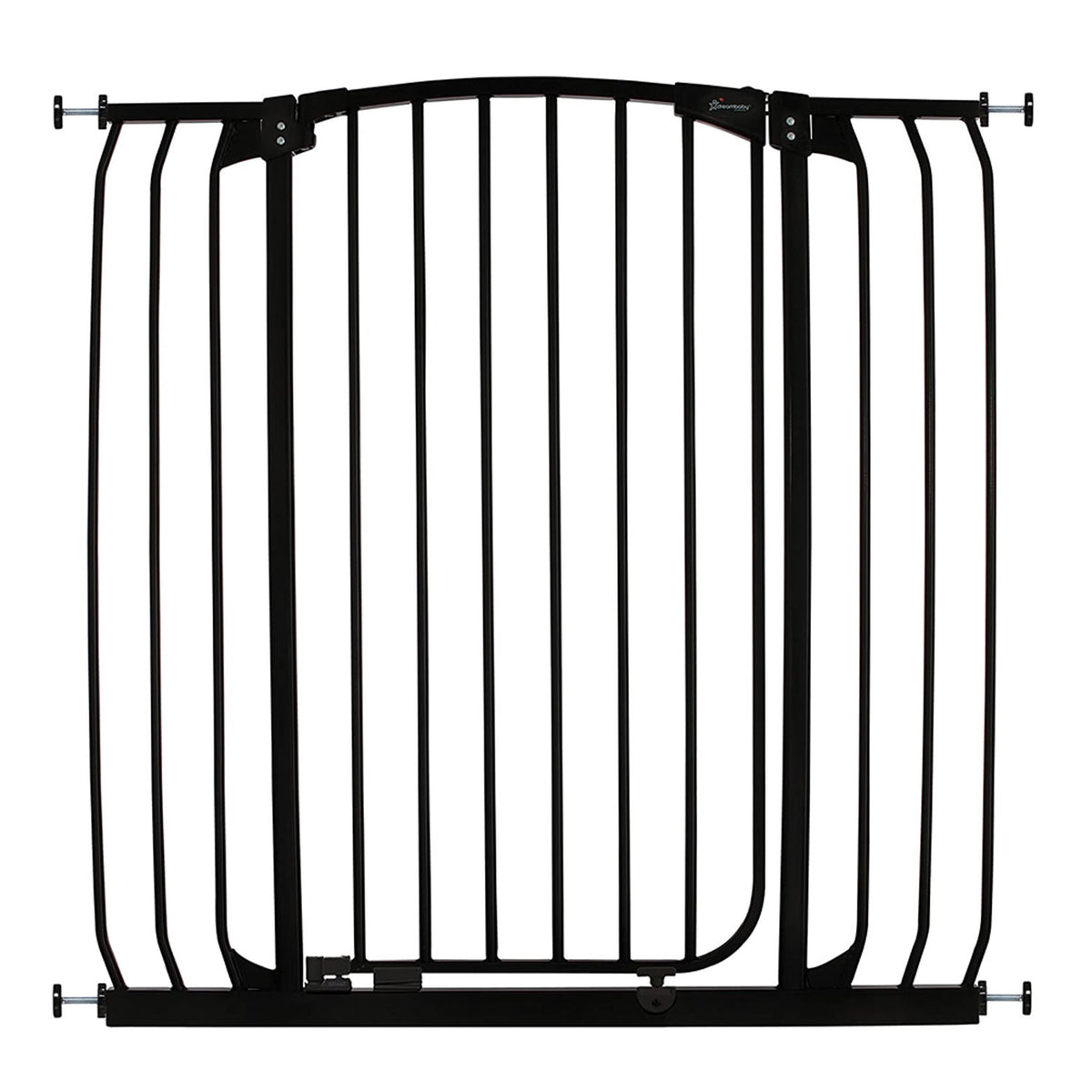 Dreambaby F191B Chelsea Extra Tall 38 to 42.5" Auto Close Baby & Pet Gate, Black - VMInnovations