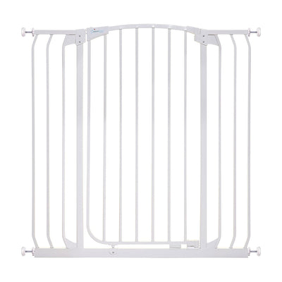 Dreambaby F191W Chelsea Extra Tall 38 to 42.5" Auto Close Baby & Pet Gate, White - VMInnovations