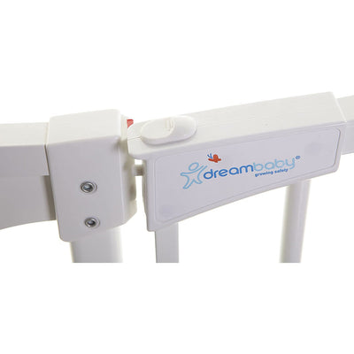 Dreambaby F191W Chelsea Extra Tall 38 to 42.5" Auto Close Baby & Pet Gate, White - VMInnovations