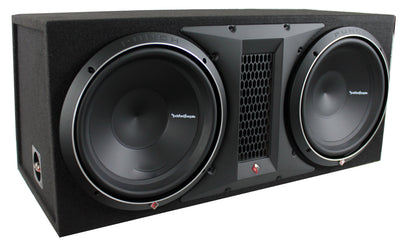Rockford Fosgate 12 Inch 2400 Watt Dual Loaded Subwoofer Sub Enclosure (4 Pack)