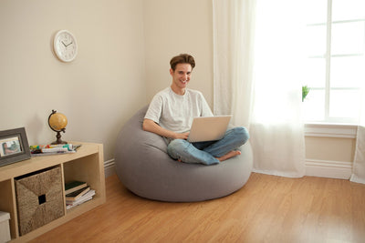 Intex Inflatable Beanless Bag Chair & Intex Inflatable Queen Size Futon Sofa