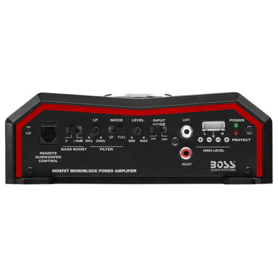 BOSS Audio BE1500.1 Elite 1500 Watt Mosfet Monoblock Power Amplifier (2 Pack)