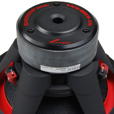 Audiopipe TXX-BD3-15 15 Inch 2400W DVC Dual 4 Ohm High Power Subwoofer (4 Pack)