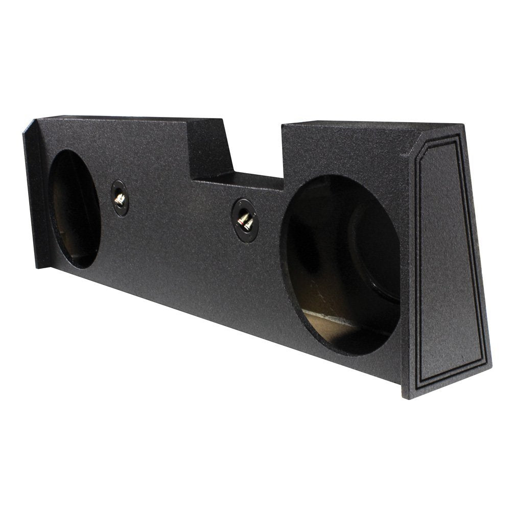 QPower Dual 12 Inch Subwoofer Box w/ Kicker 43CWR122 1000 Watt Speaker, (2 Pack)