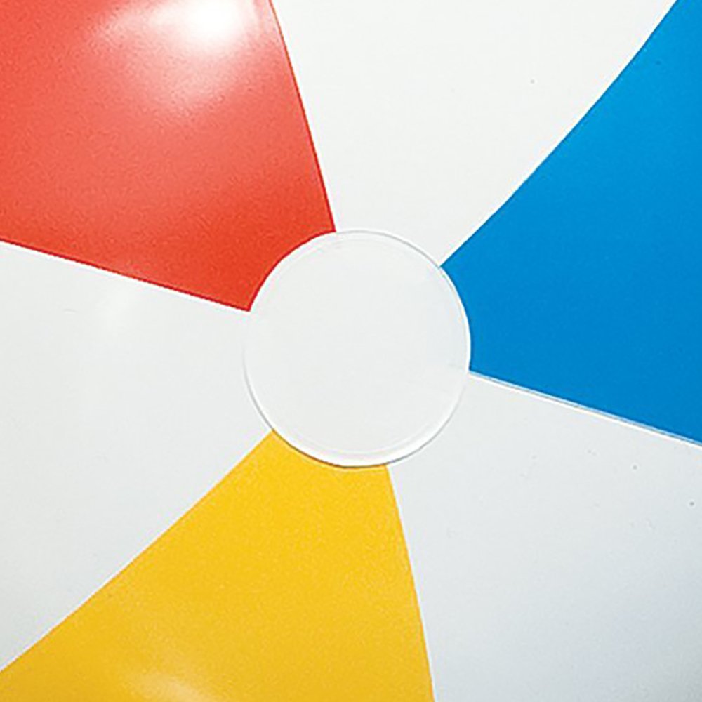 Swimline Inflatable 36" Classic Rainbow Beach Ball for Pools or Lakes, (12 Pack)