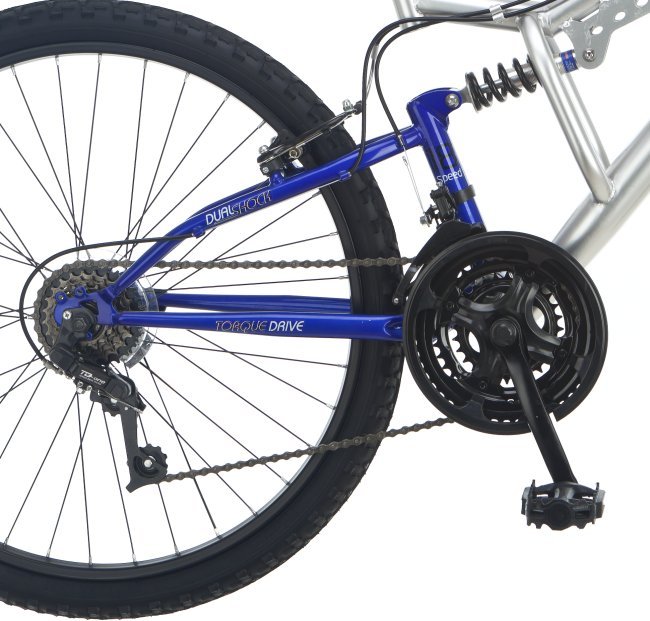 Pacific Chromium 26" Mens Dual Suspension Mountain Bike | 264162PA