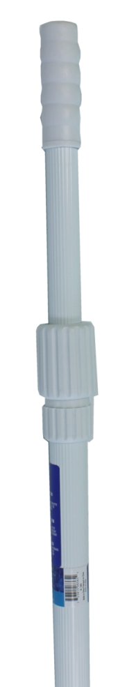 2) Hydro Tools 8365 8' to 16' Ft 2 Piece Adjustable Telescopic Pool Pole - White