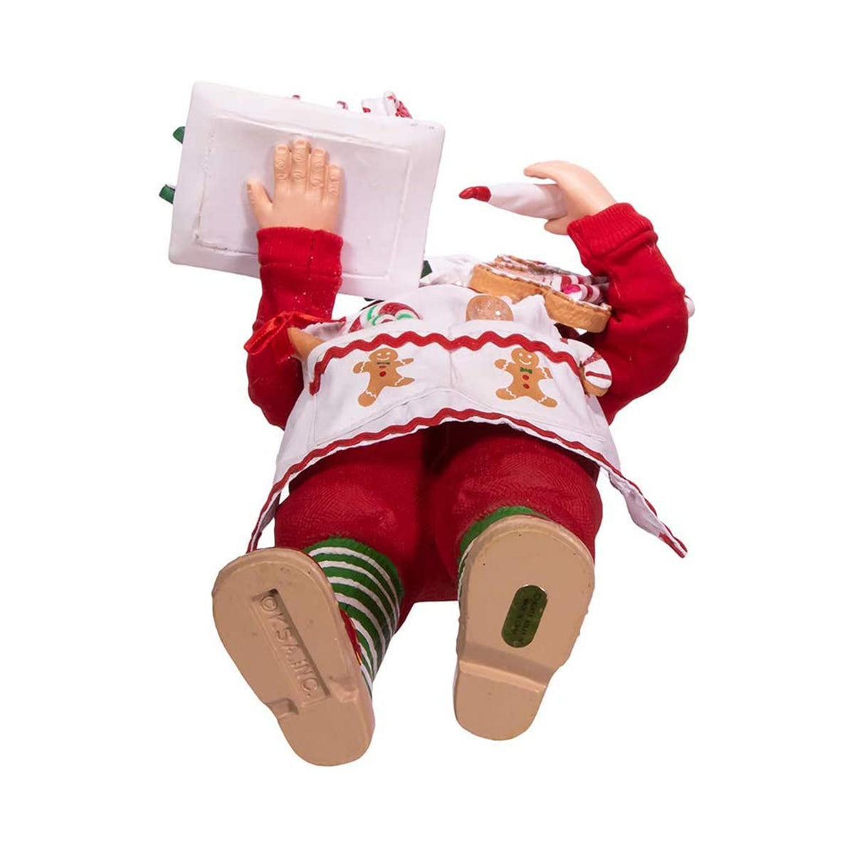 Kurt Adler 10.5" Fabriche Gingerbread Chef Santa Christmas Figurine (Open Box)