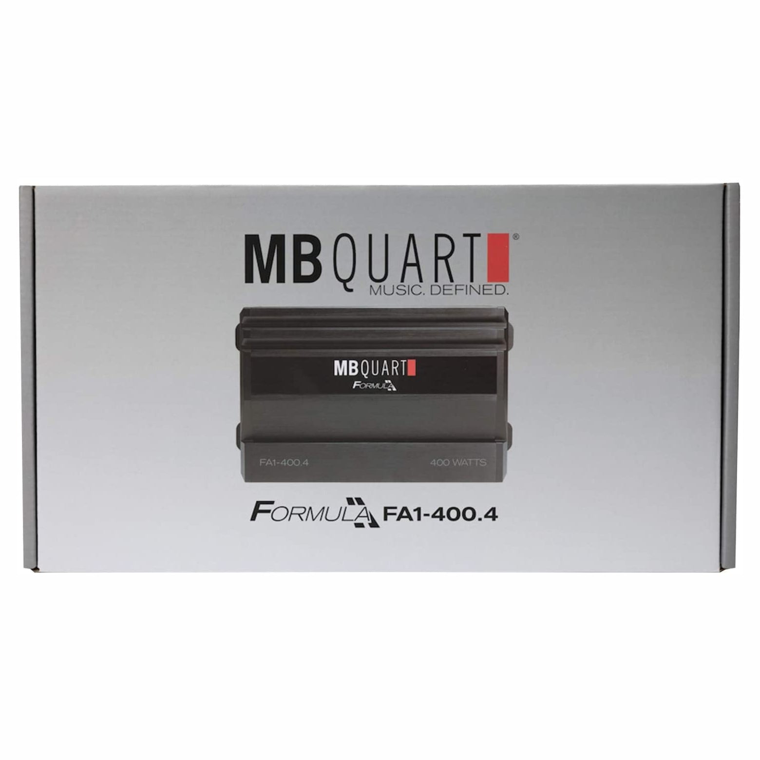 MB Quart  Formula Class AB 4 Channel 400W Car Audio Amplifier, Black (Used)