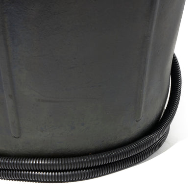 Farm Innovators 18 Qt Rubber Flat Back Heated Bucket w/ Guard, 90 Watt (2 Pack)