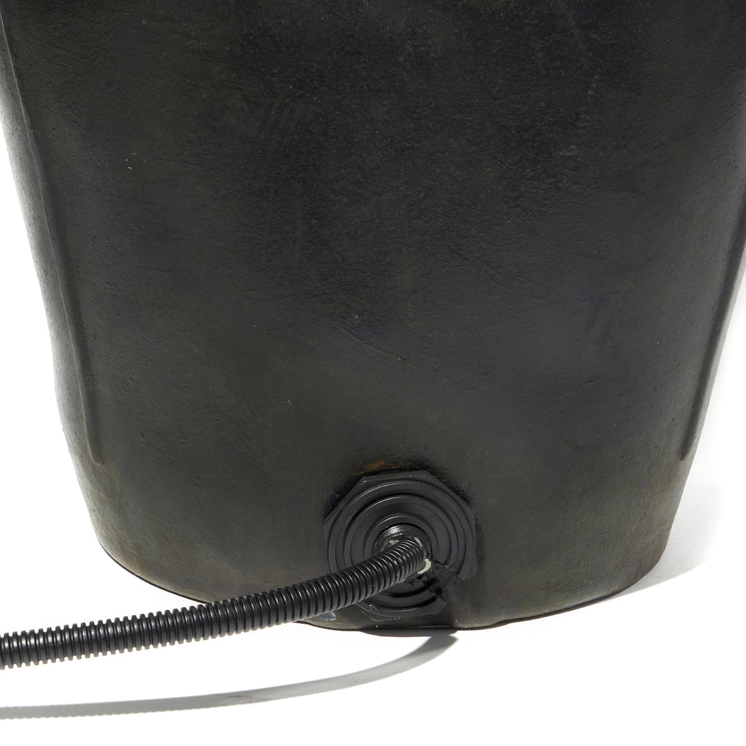 Farm Innovators 18 Qt Rubber Flat Back Heated Bucket w/ Guard, 90 Watt (4 Pack) - VMInnovations