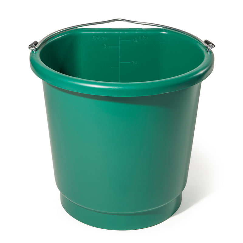 Farm Innovators Plastic 3 Gal Flat Back Heated Bucket, 70 Watt, Green (Open Box)