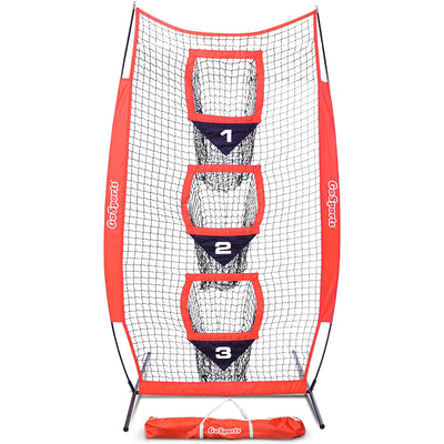 GoSports Vertical 8 X 4 Quarterback Training Net w/ 3 Target Pockets (Open Box)