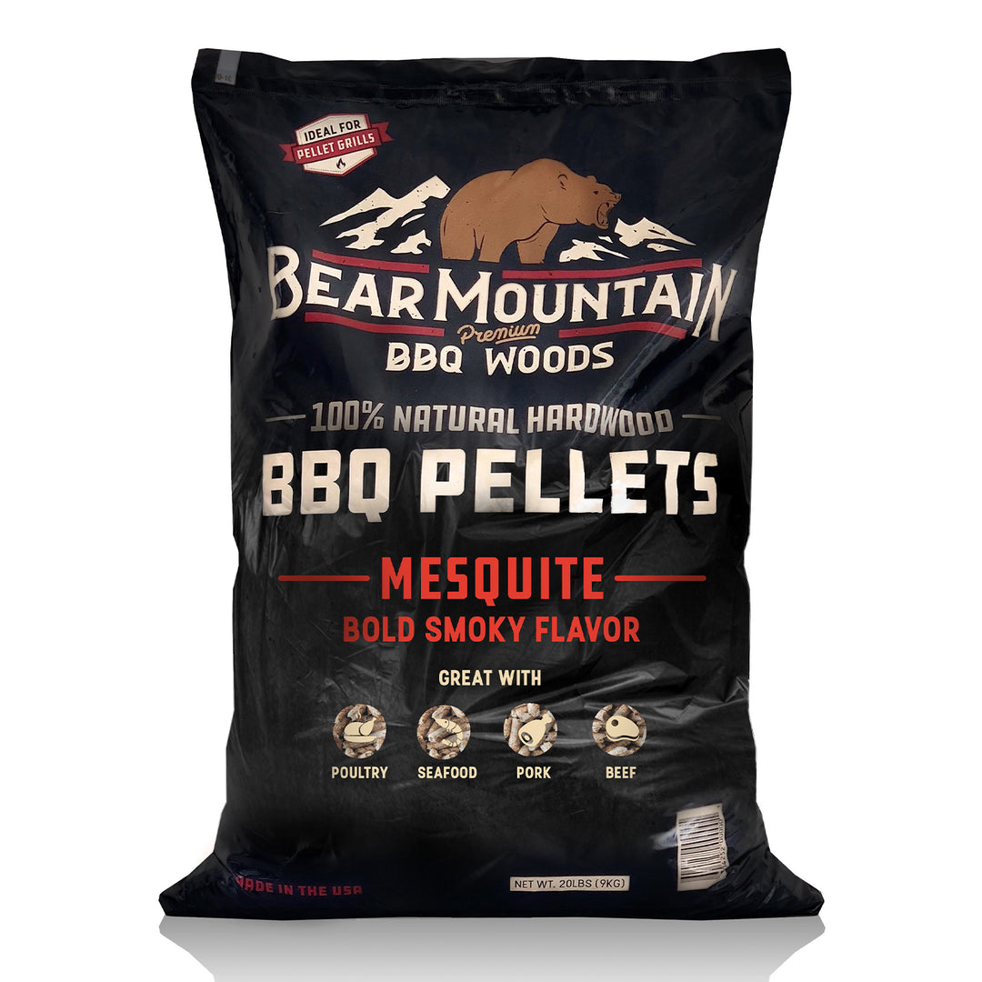 Bear Mountain BBQ Premium All Natural Wood Mesquite Smoker Pellets, 40 Pounds