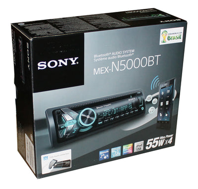 Sony MEX-N5000BT CD/MP3 AUX Car Audio Receiver Stereo Bluetooth -  Open Box