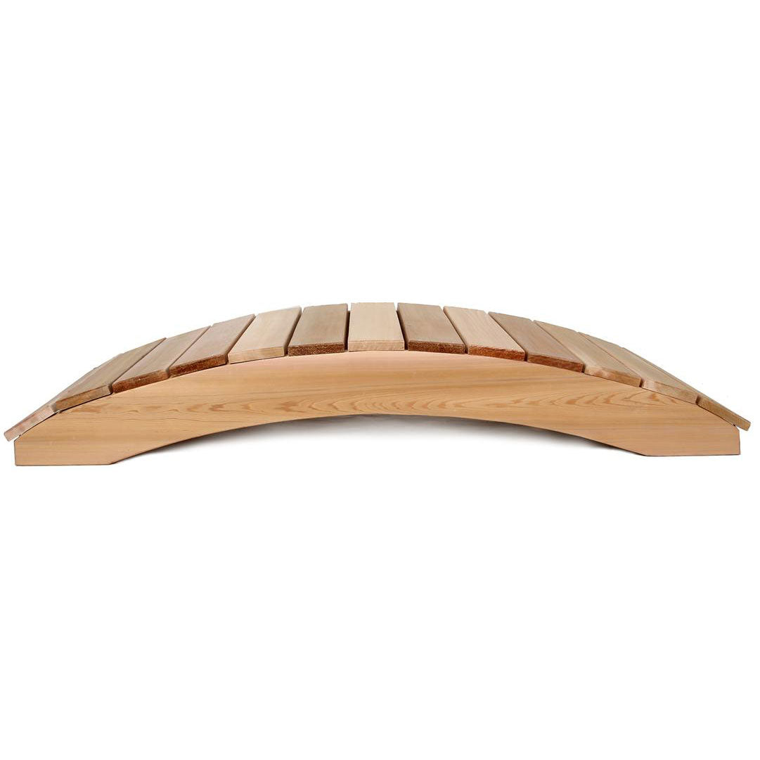 All Things Cedar 4 Foot Bridge, Red Western Cedar, 47 x 36 x 7 Inches (Open Box) - VMInnovations