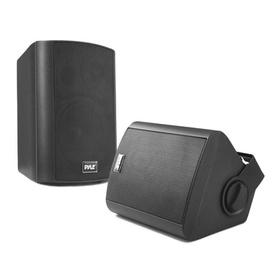 Pyle Wall Mount 6.5-Inch Bluetooth Indoor & Outdoor Speaker System (4 Pack)